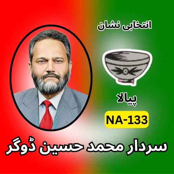 NA-133 PTI candidate symbol Dr. Azeem Zahid Lakhvi